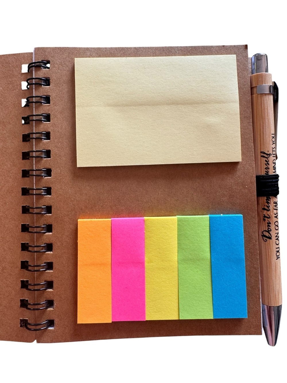 PICK ONE Motivational Spiral Notebook with Pen - Picture 6 of 8